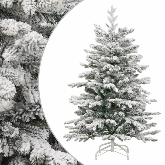 Kunstkerstboom met scharnieren en sneeuw 150 cm is nu te koop bij PeponiXL, paradijselijk wonen!