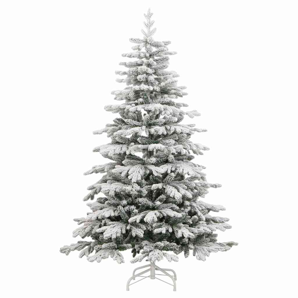 Kunstkerstboom met scharnieren en sneeuw 210 cm is nu te koop bij PeponiXL, paradijselijk wonen!