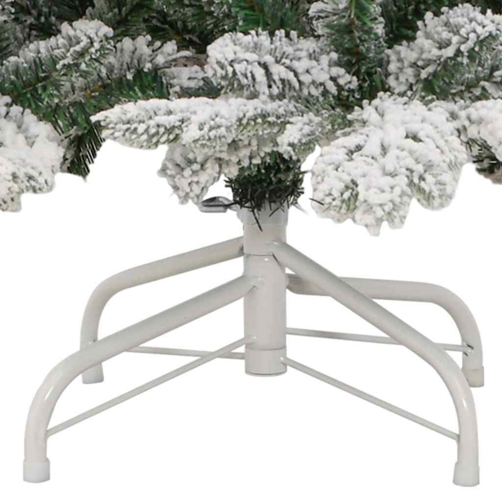 Kunstkerstboom met scharnieren en sneeuw 210 cm is nu te koop bij PeponiXL, paradijselijk wonen!