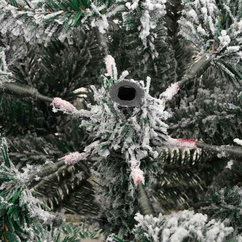 Kunstkerstboom met scharnieren en sneeuw 210 cm is nu te koop bij PeponiXL, paradijselijk wonen!