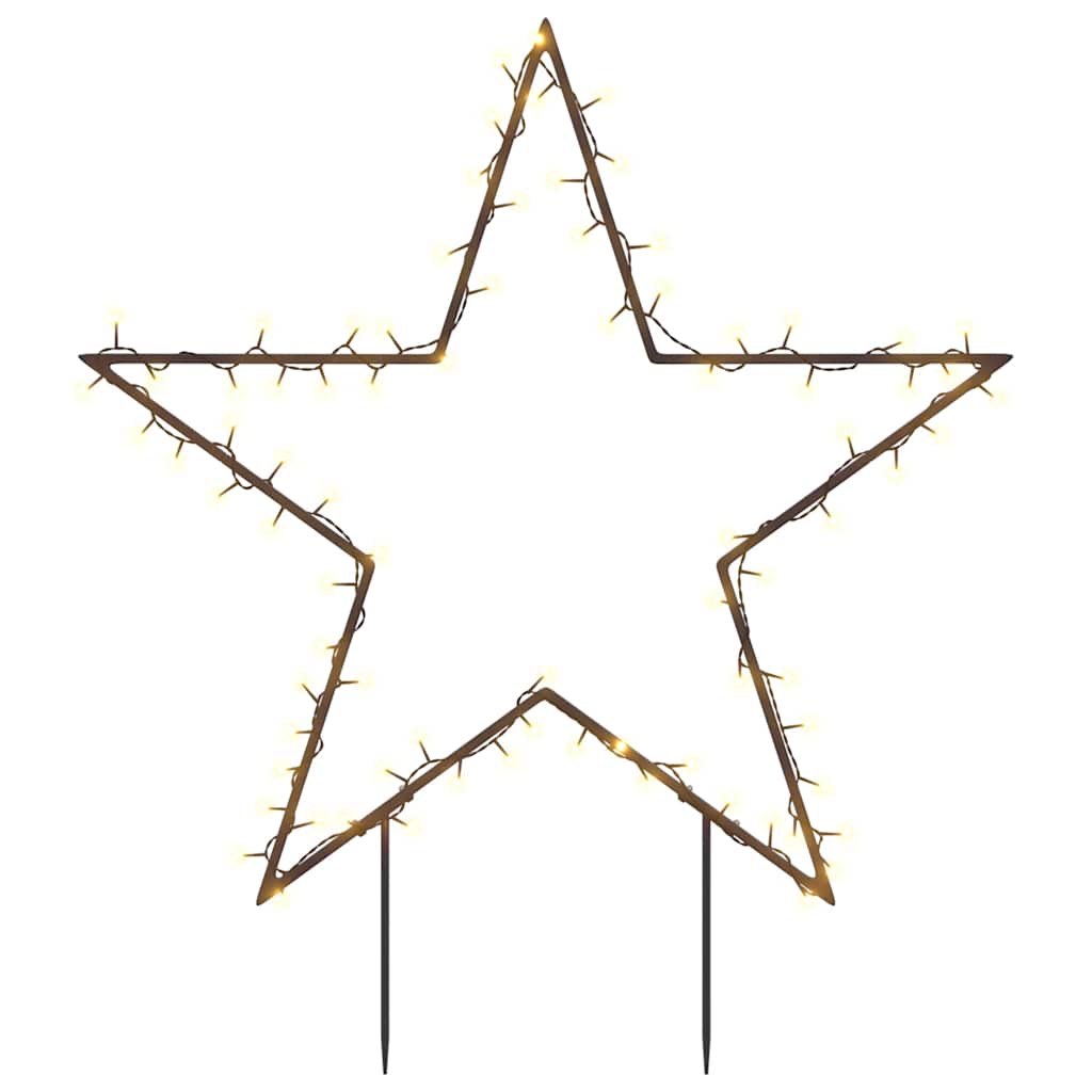 Kerstverlichting ster met grondpinnen 80 LED's 60 cm is nu te koop bij PeponiXL, paradijselijk wonen!