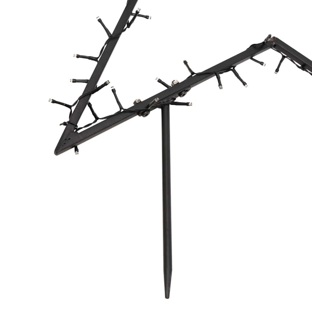 Kerstverlichting ster met grondpinnen 80 LED's 60 cm is nu te koop bij PeponiXL, paradijselijk wonen!