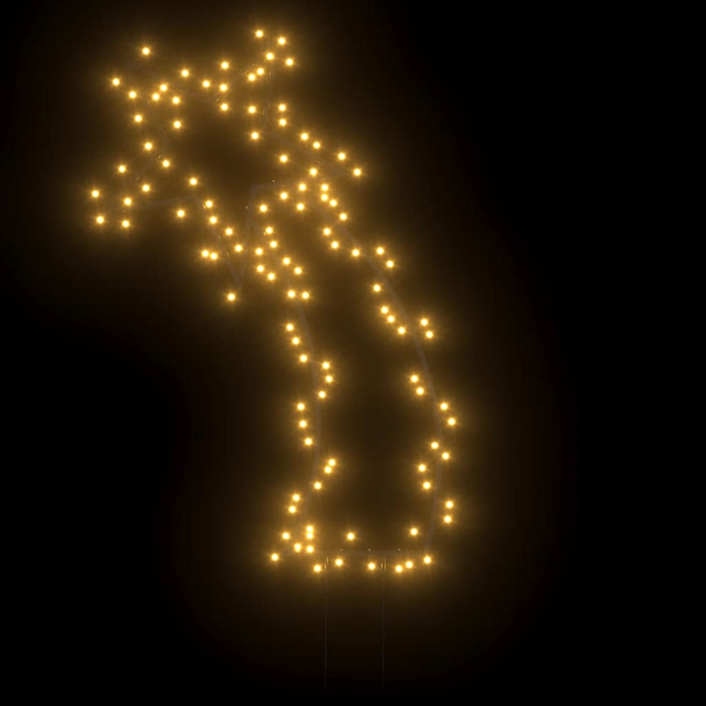 Kerstverlichting meteoor met grondpinnen 115 LED's 89 cm is nu te koop bij PeponiXL, paradijselijk wonen!