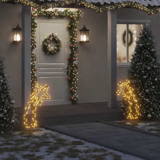 Kerstverlichting meteoor met grondpinnen 115 LED's 89 cm is nu te koop bij PeponiXL, paradijselijk wonen!