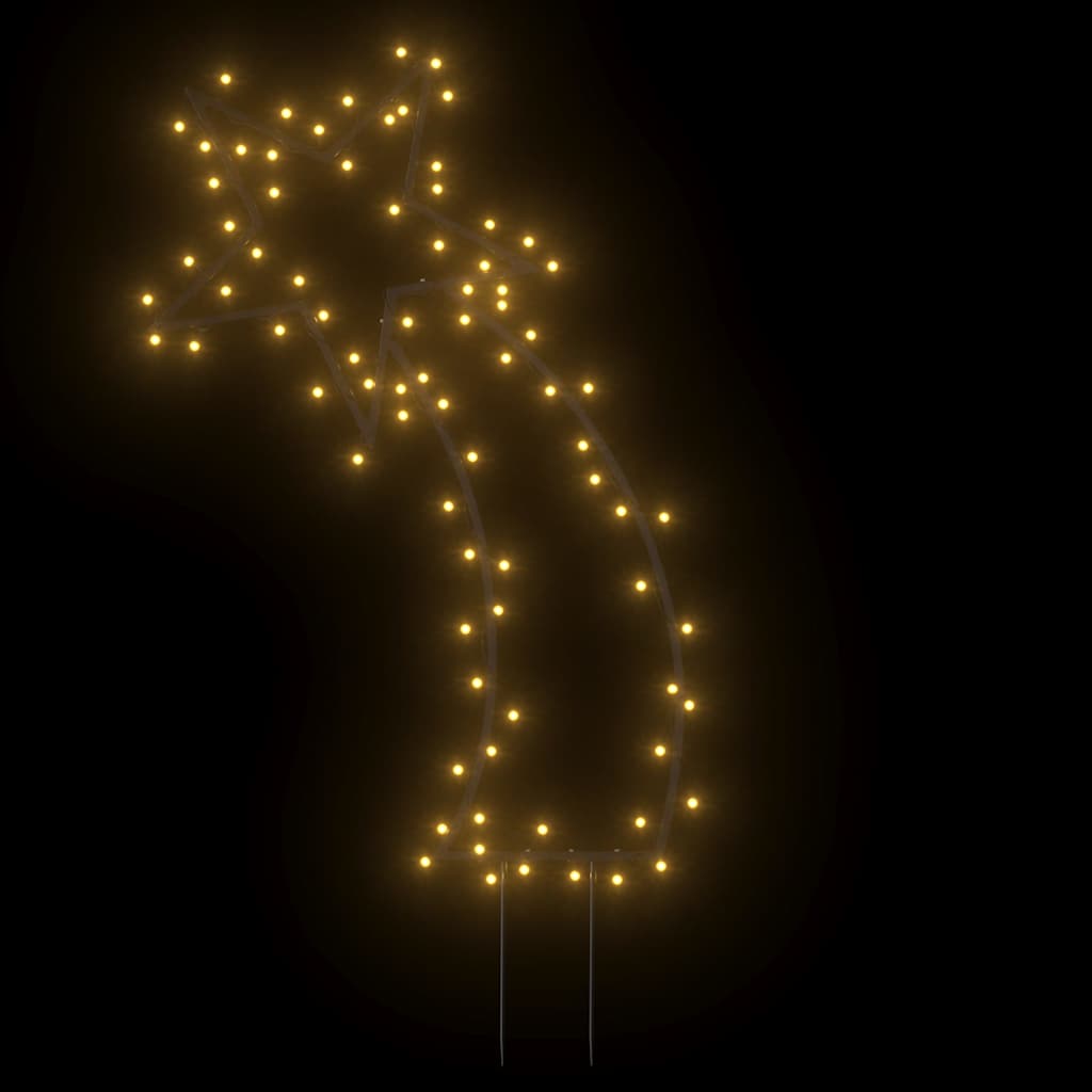Kerstverlichting meteoor met grondpinnen 80 LED's 62 cm is nu te koop bij PeponiXL, paradijselijk wonen!