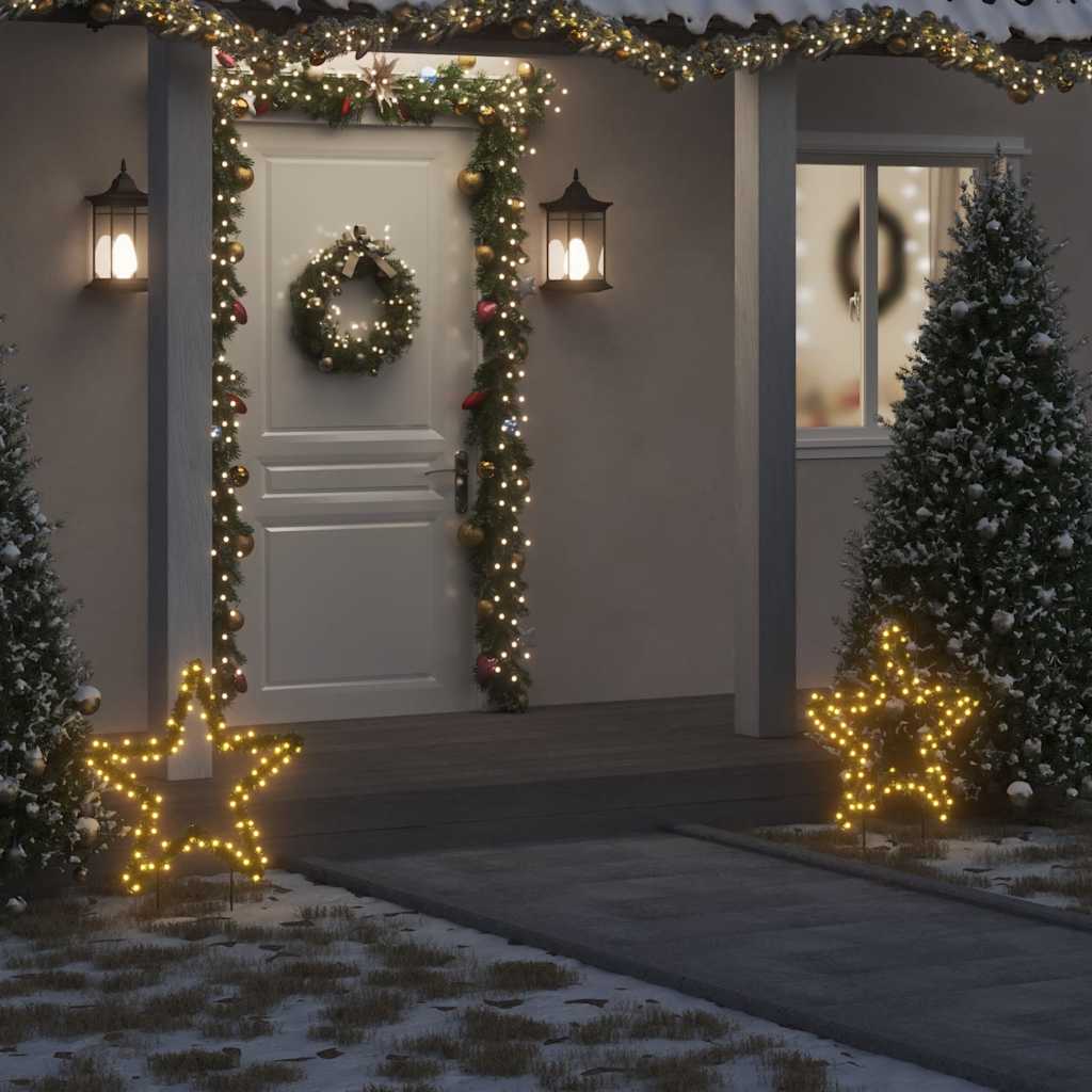 Kerstverlichting ster met grondpinnen 80 LED's 60 cm is nu te koop bij PeponiXL, paradijselijk wonen!