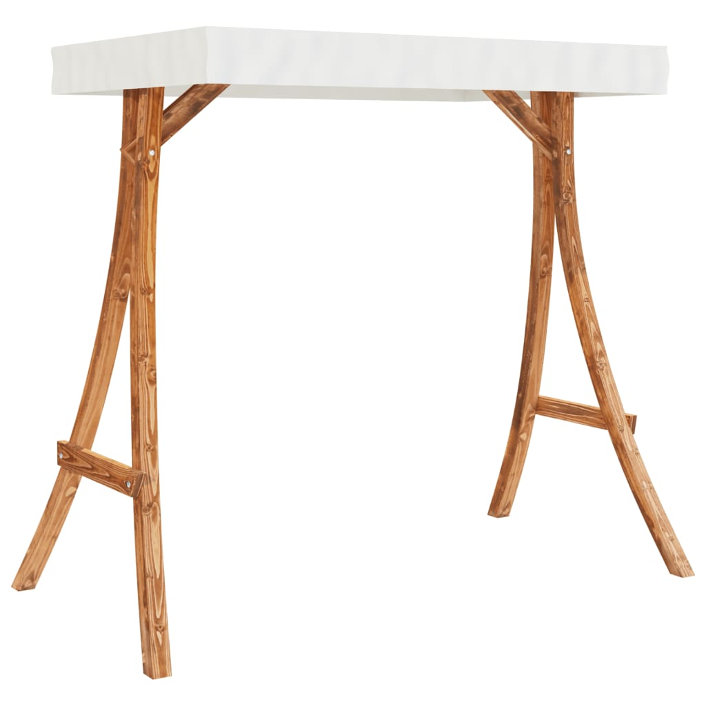 Schommelbank met luifel vurenhout met teak afwerking is nu te koop bij PeponiXL, paradijselijk wonen!