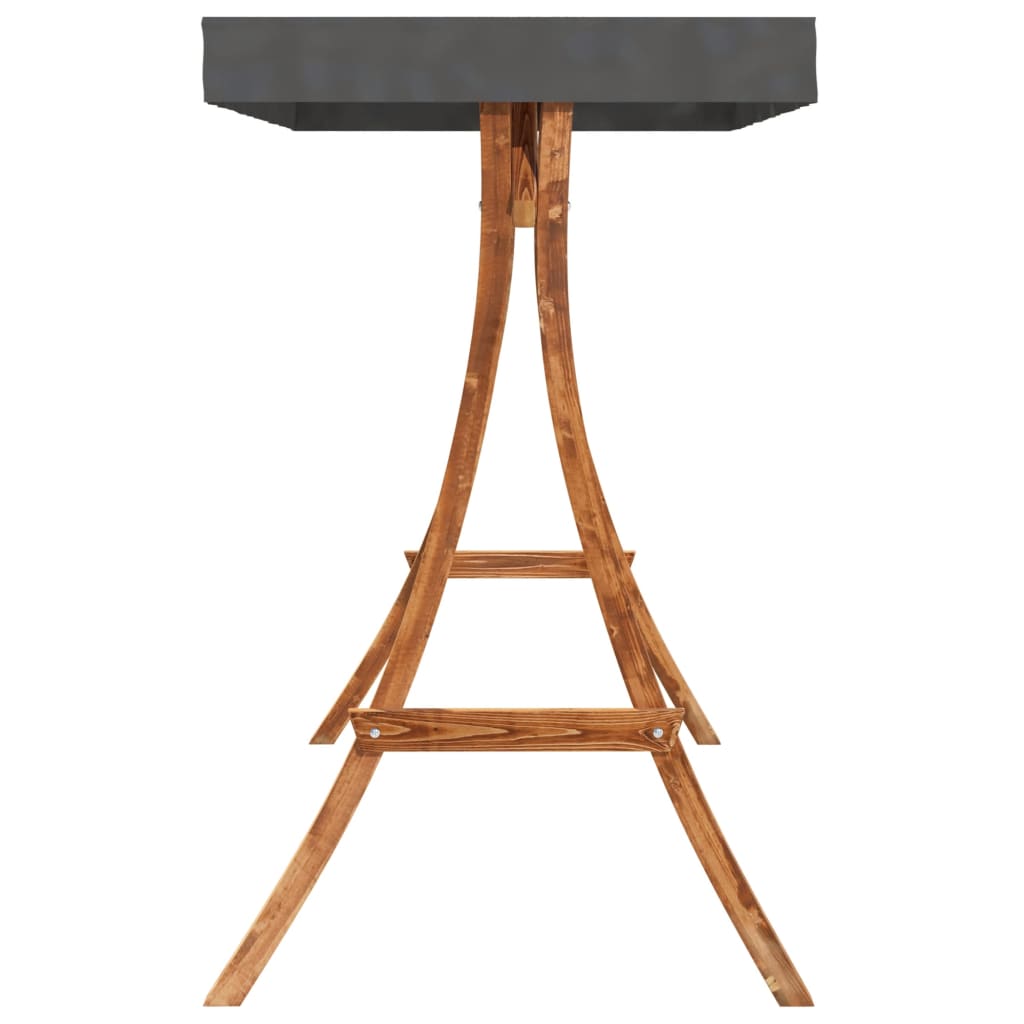 Schommelbank met luifel vurenhout met teak afwerking is nu te koop bij PeponiXL, paradijselijk wonen!