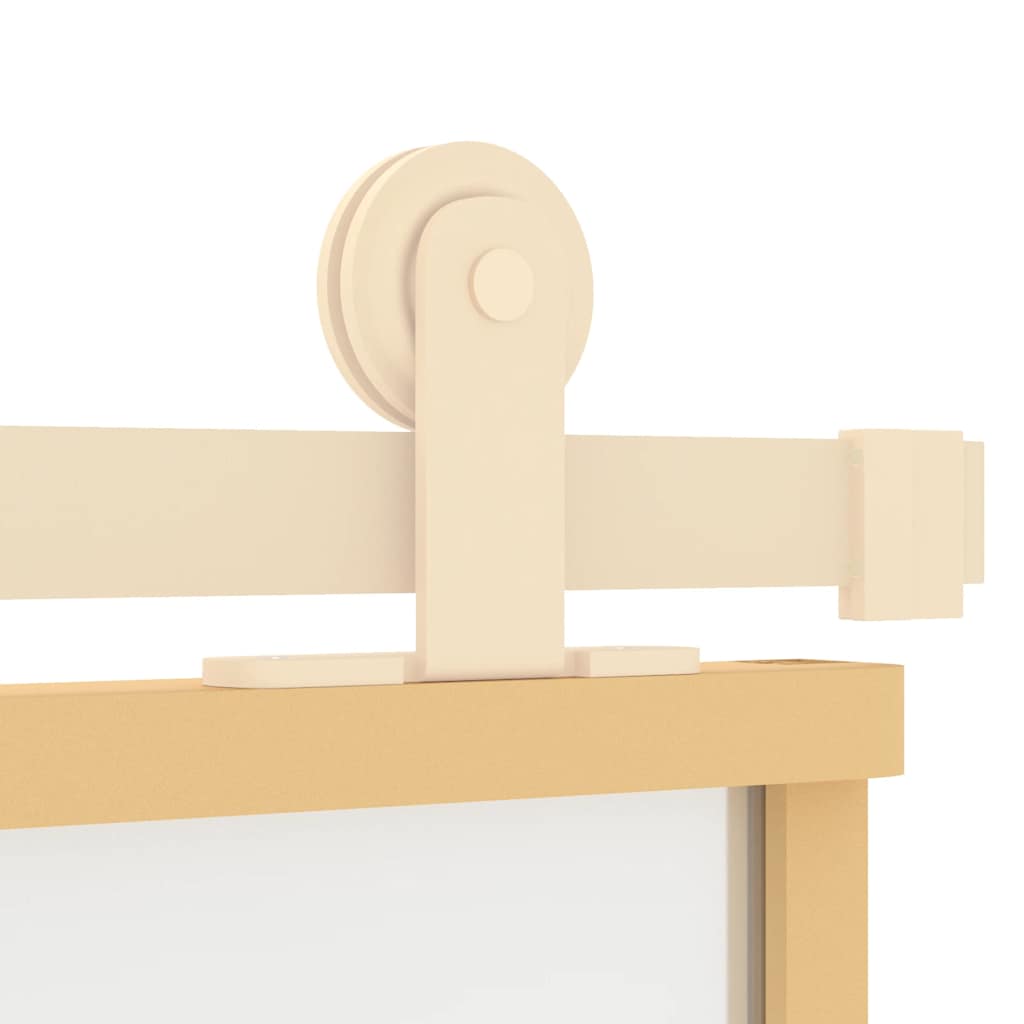 Schuifdeur 102,5x205 cm mat ESG-glas en aluminium goudkleurig is nu te koop bij PeponiXL, paradijselijk wonen!