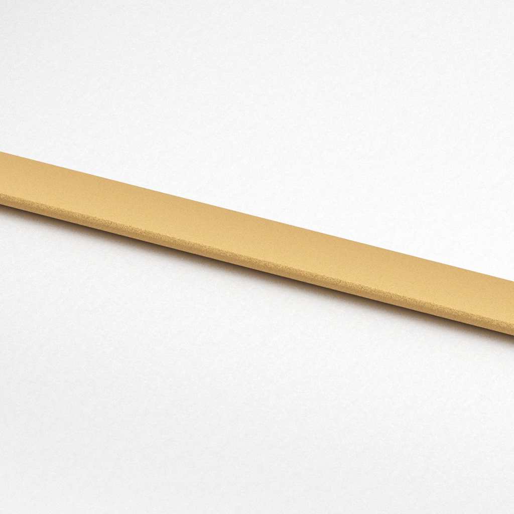 Schuifdeur 76x205 cm mat ESG-glas en aluminium goudkleurig is nu te koop bij PeponiXL, paradijselijk wonen!