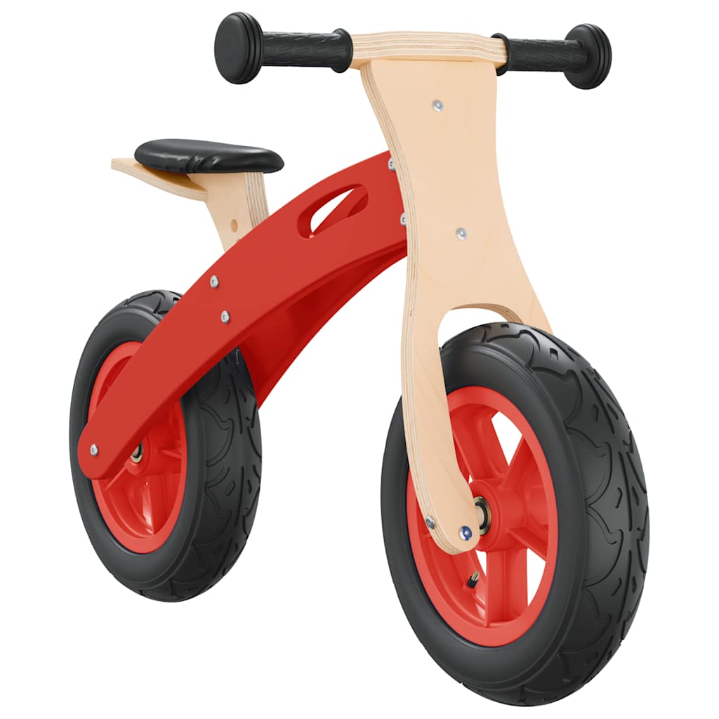 Loopfiets voor kinderen met luchtbanden rood is nu te koop bij PeponiXL, paradijselijk wonen!