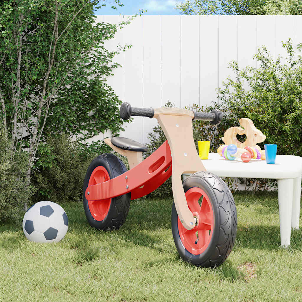 Loopfiets voor kinderen met luchtbanden rood is nu te koop bij PeponiXL, paradijselijk wonen!