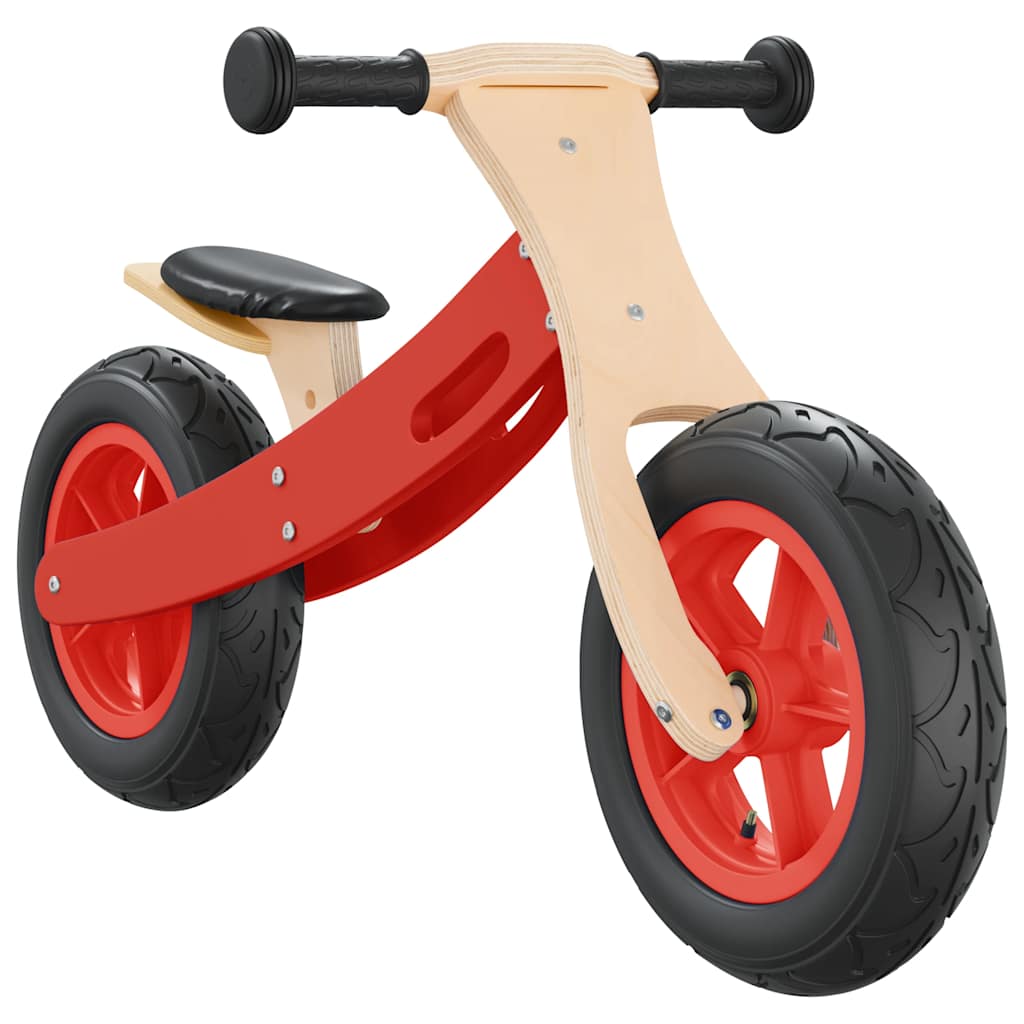Loopfiets voor kinderen met luchtbanden rood is nu te koop bij PeponiXL, paradijselijk wonen!