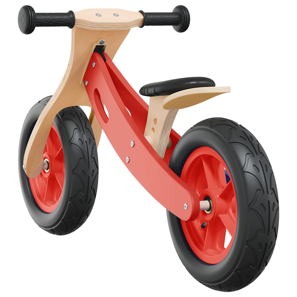 Loopfiets voor kinderen met luchtbanden rood is nu te koop bij PeponiXL, paradijselijk wonen!