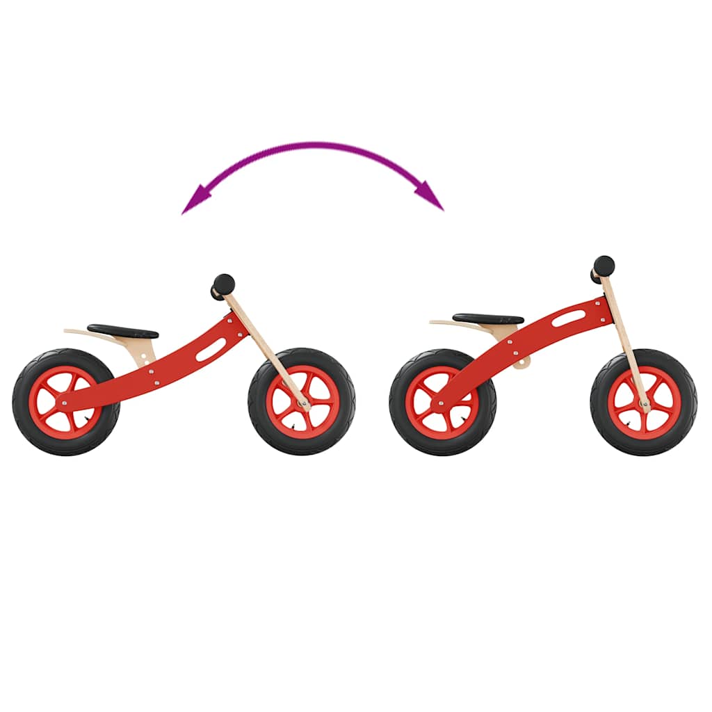 Loopfiets voor kinderen met luchtbanden rood is nu te koop bij PeponiXL, paradijselijk wonen!