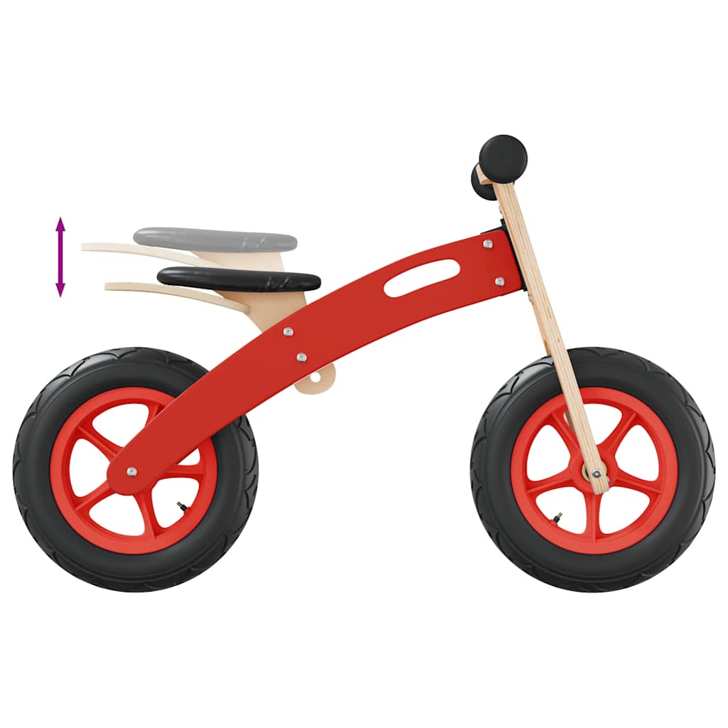 Loopfiets voor kinderen met luchtbanden rood is nu te koop bij PeponiXL, paradijselijk wonen!