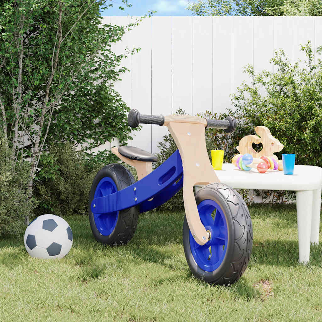 Loopfiets voor kinderen met luchtbanden blauw is nu te koop bij PeponiXL, paradijselijk wonen!