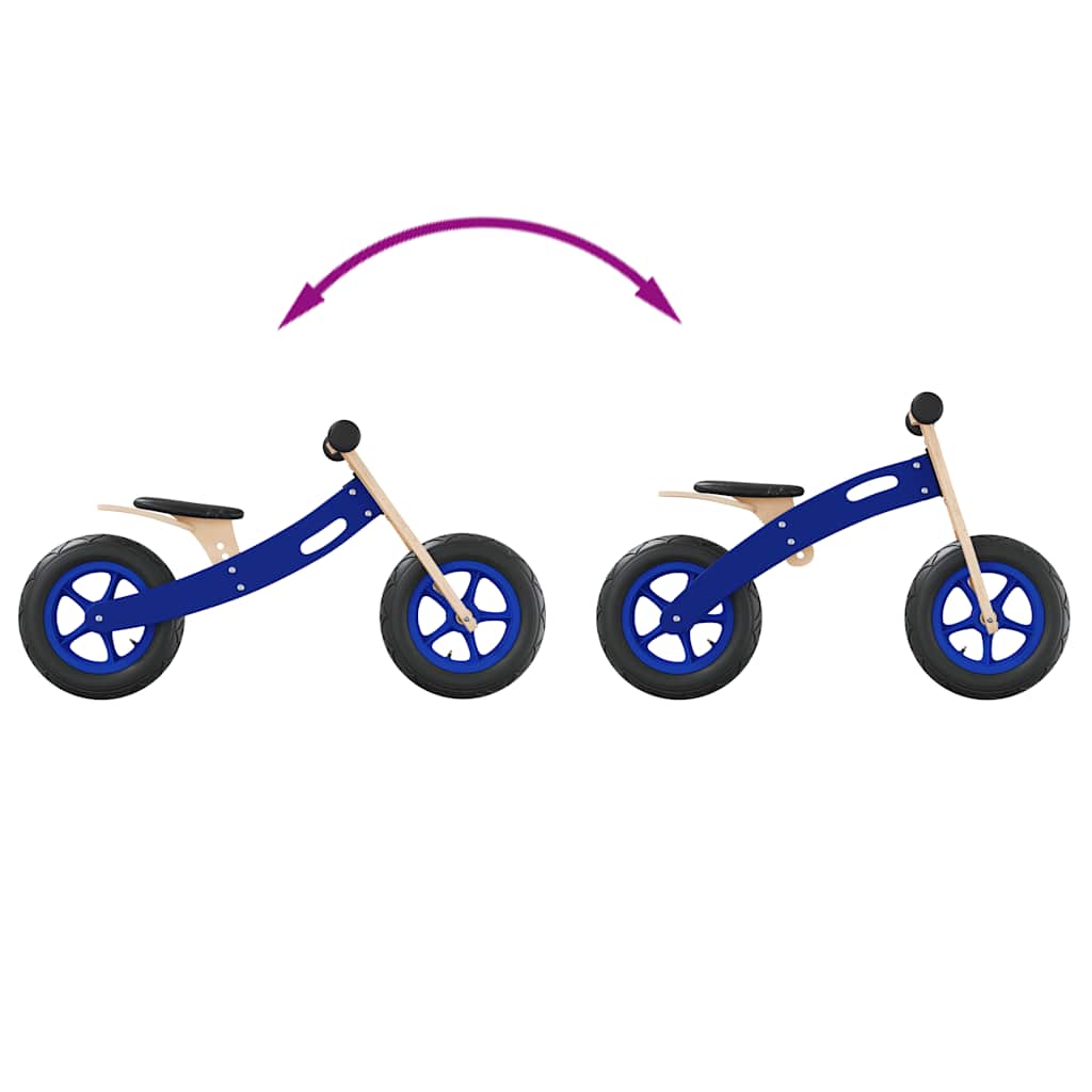 Loopfiets voor kinderen met luchtbanden blauw is nu te koop bij PeponiXL, paradijselijk wonen!