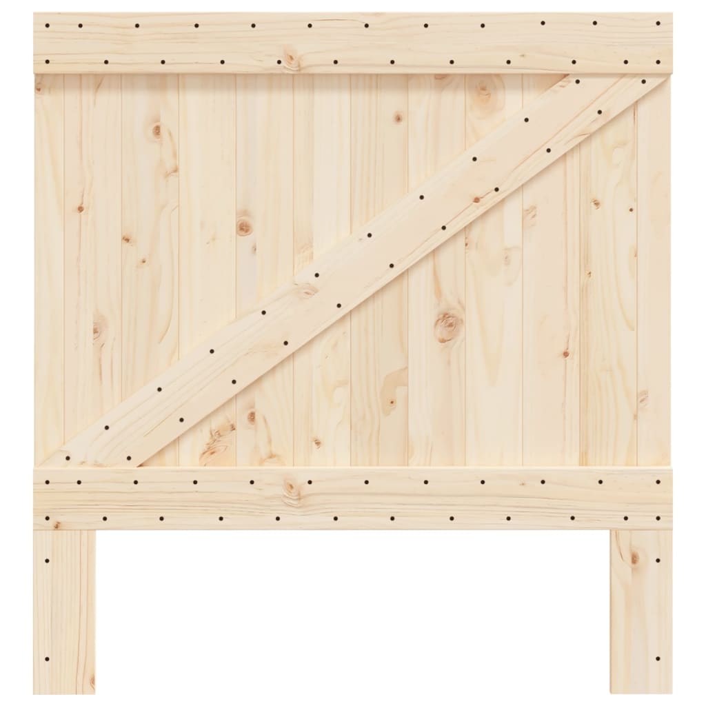 Hoofdbord 100x104 cm massief grenenhout is nu te koop bij PeponiXL, paradijselijk wonen!