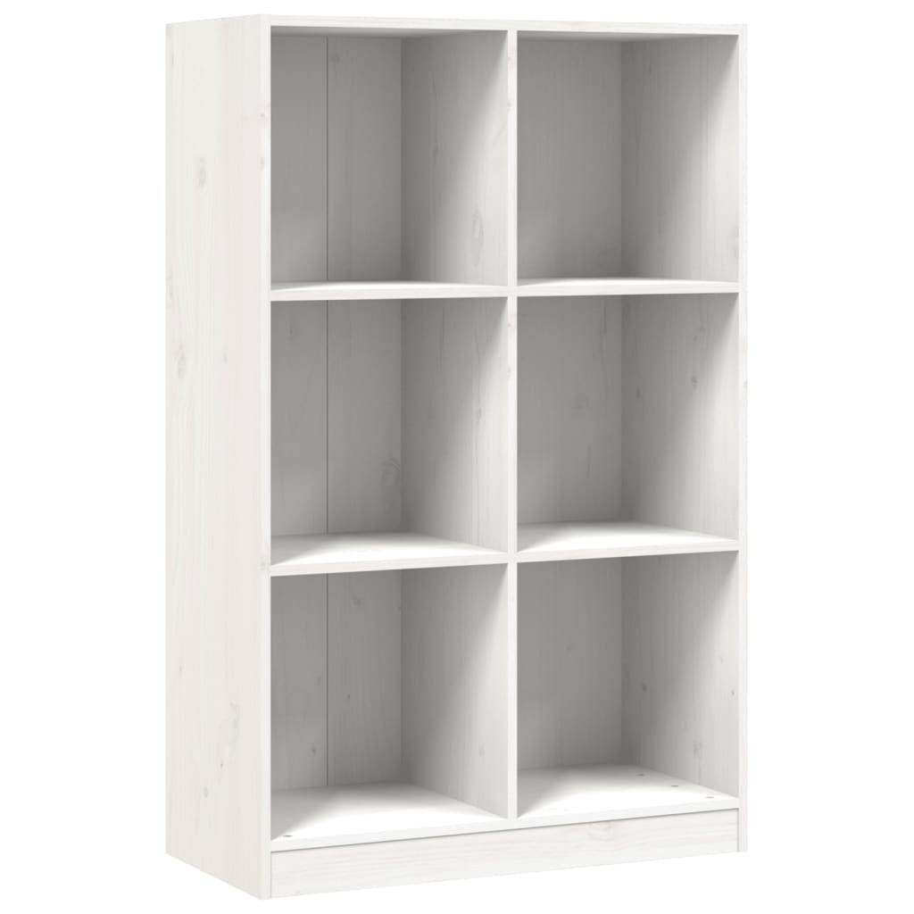 Boekenkast 70x33x110 massief grenenhout wit is nu te koop bij PeponiXL, paradijselijk wonen!