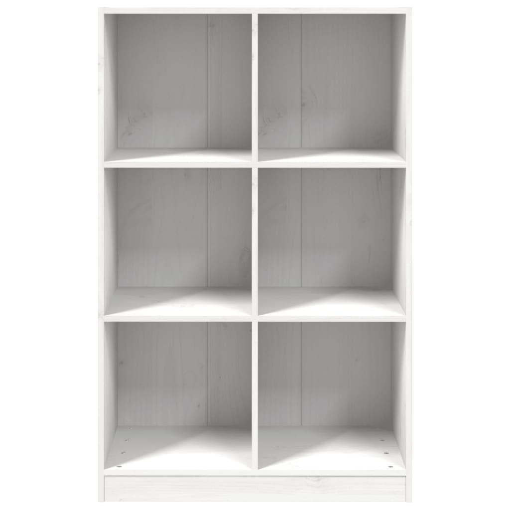 Boekenkast 70x33x110 massief grenenhout wit is nu te koop bij PeponiXL, paradijselijk wonen!