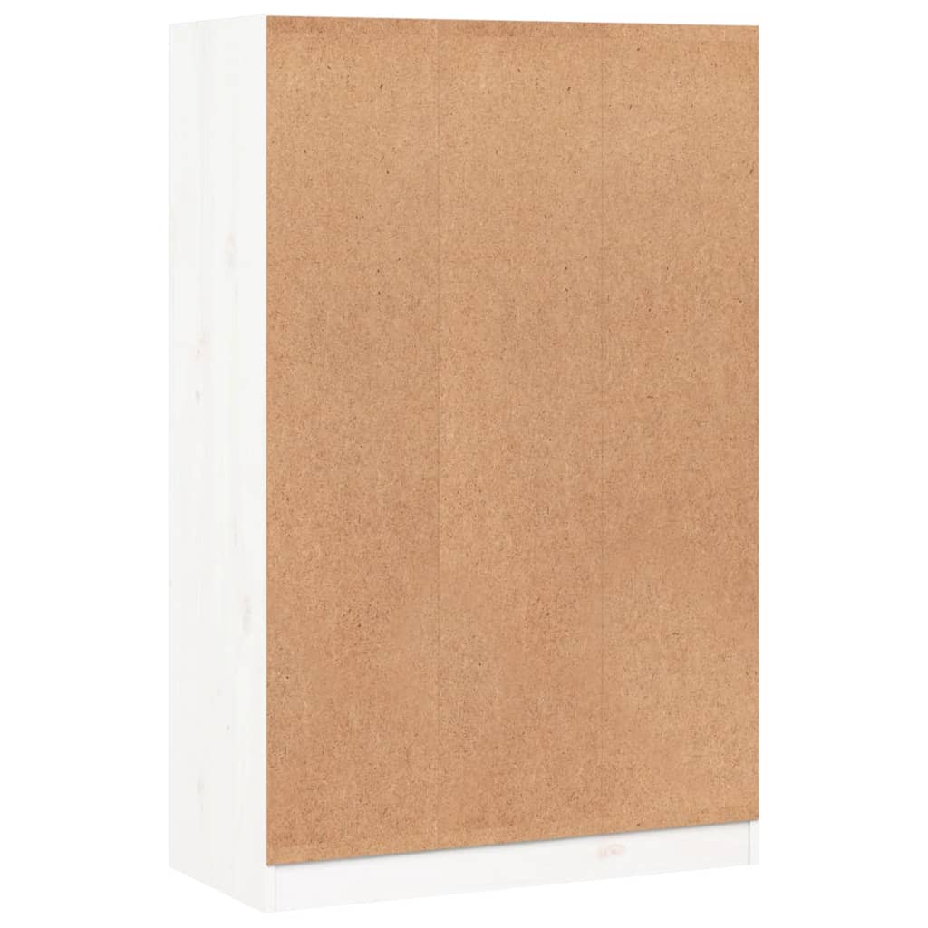 Boekenkast 70x33x110 massief grenenhout wit is nu te koop bij PeponiXL, paradijselijk wonen!