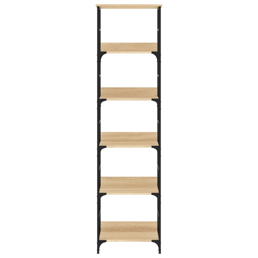 Boekenkast Sonoma Eiken 50x33x188,5 cm Bewerkt Hout is nu te koop bij PeponiXL, paradijselijk wonen!