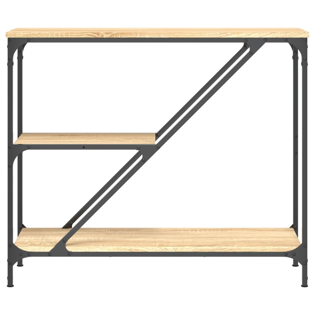 Wandtafel 88,5x30x75 cm bewerkt hout sonoma eikenkleurig is nu te koop bij PeponiXL, paradijselijk wonen!