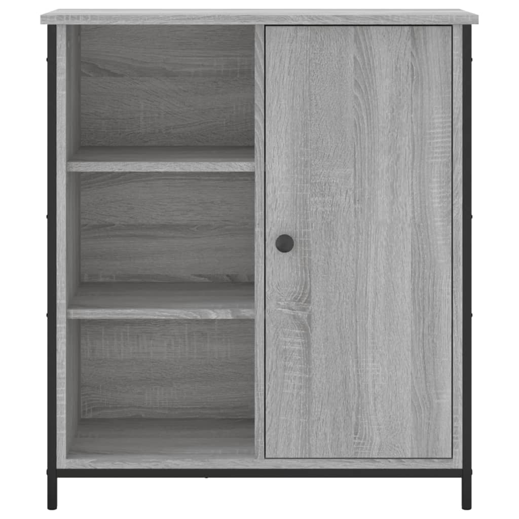 Dressoir 70x30x80 cm bewerkt hout grijs sonoma is nu te koop bij PeponiXL, paradijselijk wonen!