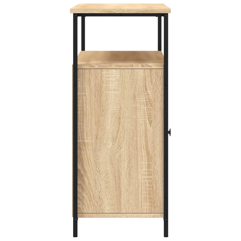 Dressoir Sonoma Eiken 100x35x80 cm Bewerkt Hout is nu te koop bij PeponiXL, paradijselijk wonen!
