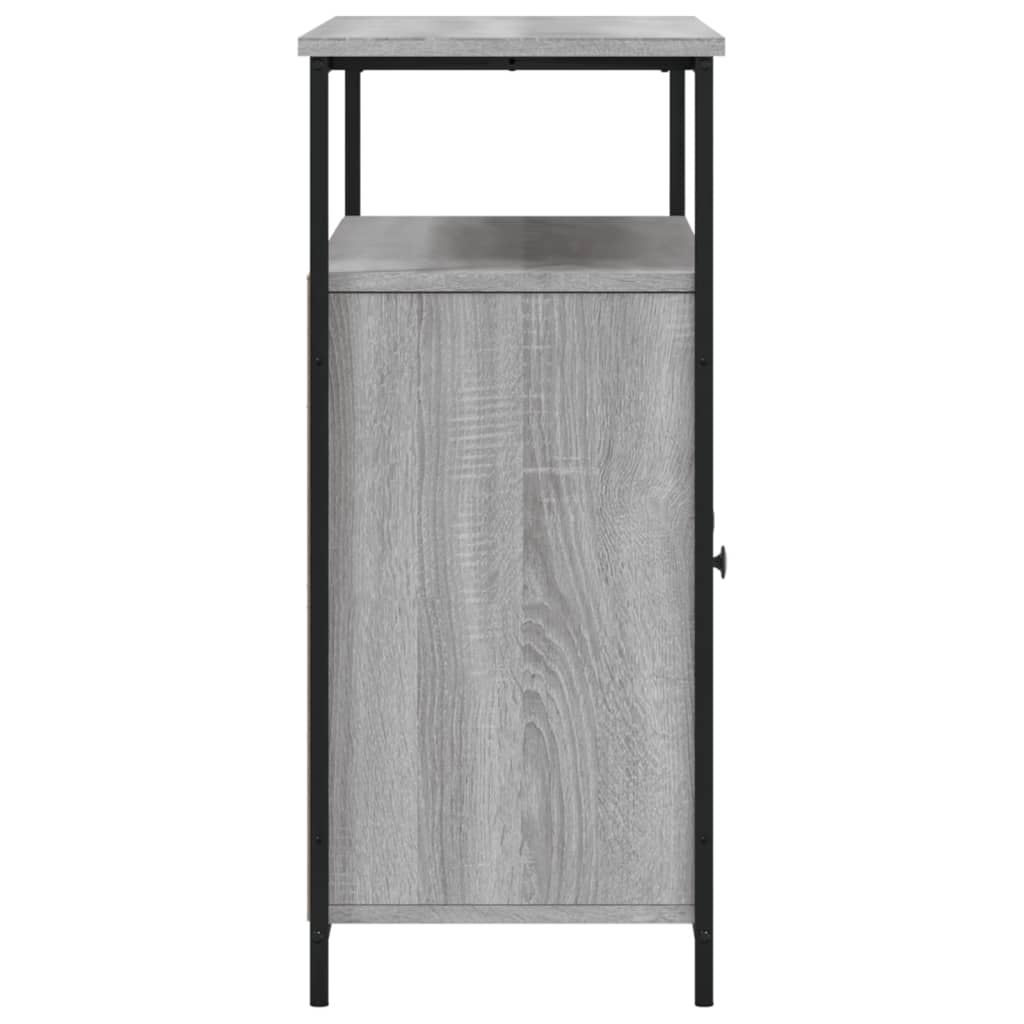 Dressoir 100x35x80 cm bewerkt hout grijs sonoma is nu te koop bij PeponiXL, paradijselijk wonen!