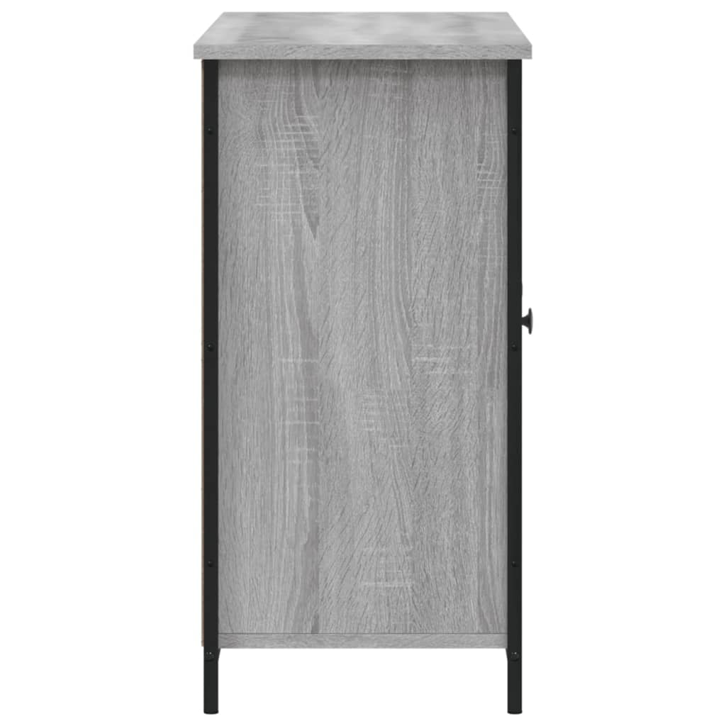 Dressoir 100x35x70 cm bewerkt hout grijs sonoma is nu te koop bij PeponiXL, paradijselijk wonen!