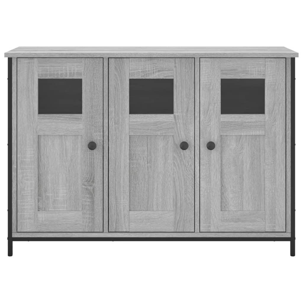 Dressoir 100x35x70 cm bewerkt hout grijs sonoma is nu te koop bij PeponiXL, paradijselijk wonen!