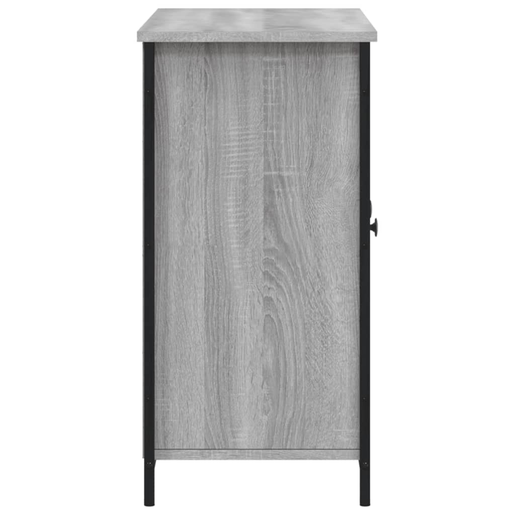 Dressoir 100x35x70 cm bewerkt hout grijs sonoma is nu te koop bij PeponiXL, paradijselijk wonen!