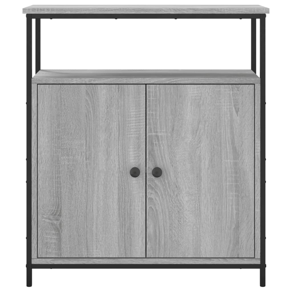 Dressoir 70x30x80 cm bewerkt hout grijs sonoma is nu te koop bij PeponiXL, paradijselijk wonen!