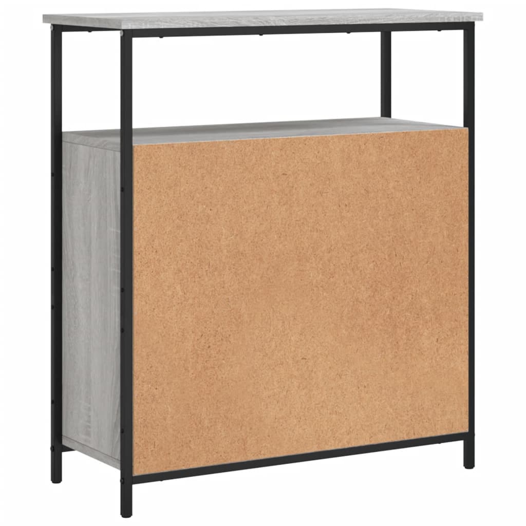 Dressoir 70x30x80 cm bewerkt hout grijs sonoma is nu te koop bij PeponiXL, paradijselijk wonen!