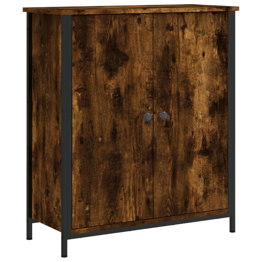 Dressoir 70x30x80 cm bewerkt hout gerookt eikenkleurig is nu te koop bij PeponiXL, paradijselijk wonen!