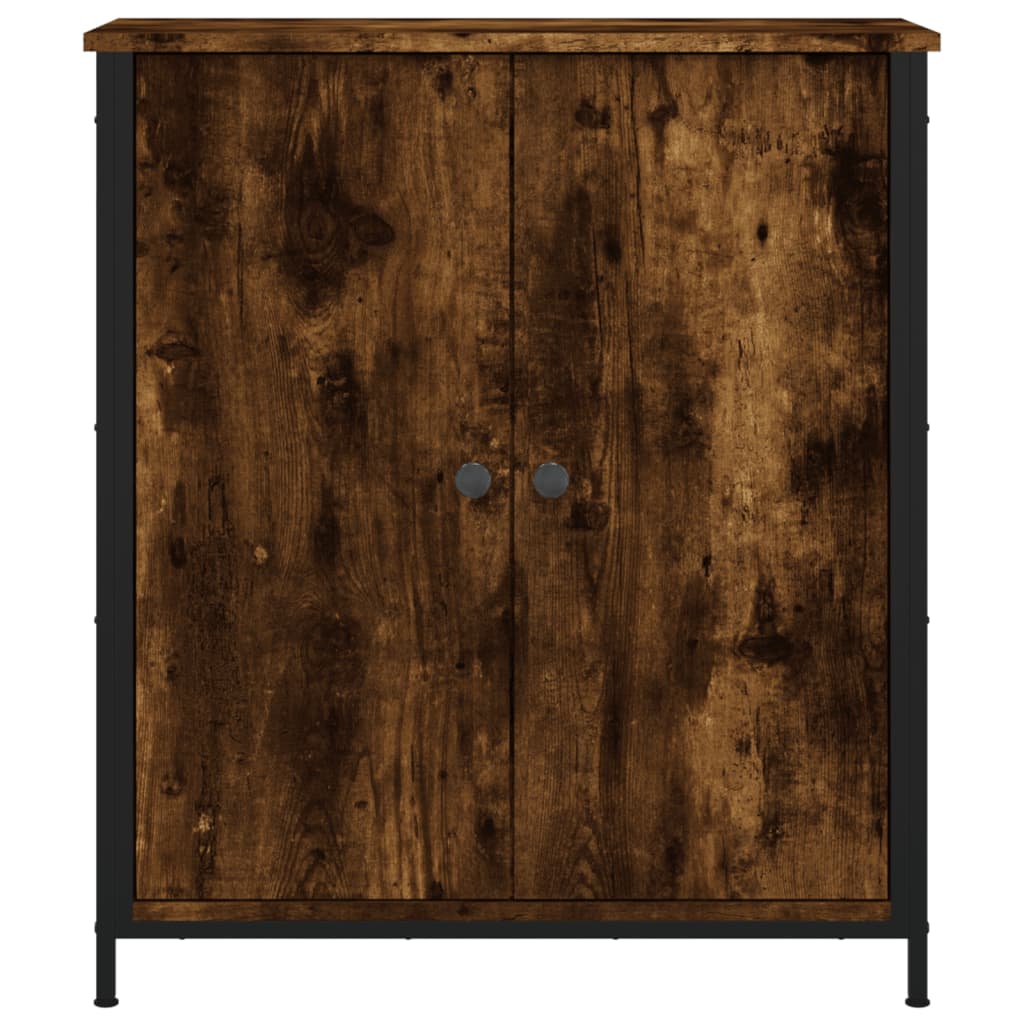 Dressoir 70x30x80 cm bewerkt hout gerookt eikenkleurig is nu te koop bij PeponiXL, paradijselijk wonen!