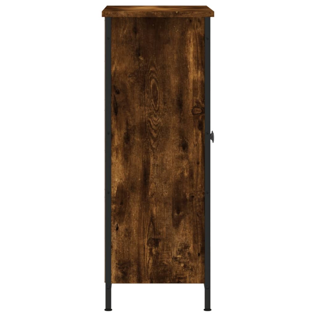Dressoir 70x30x80 cm bewerkt hout gerookt eikenkleurig is nu te koop bij PeponiXL, paradijselijk wonen!