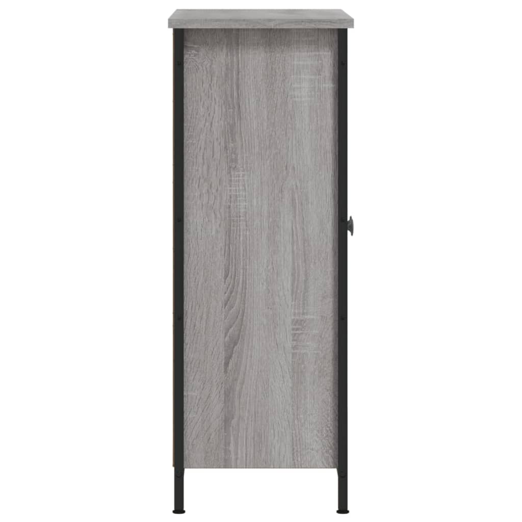 Dressoir 70x30x80 cm bewerkt hout grijs sonoma is nu te koop bij PeponiXL, paradijselijk wonen!