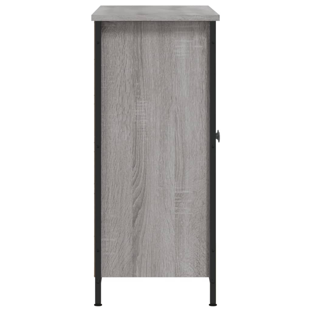Dressoir 100x33x75 cm bewerkt hout grijs sonoma is nu te koop bij PeponiXL, paradijselijk wonen!