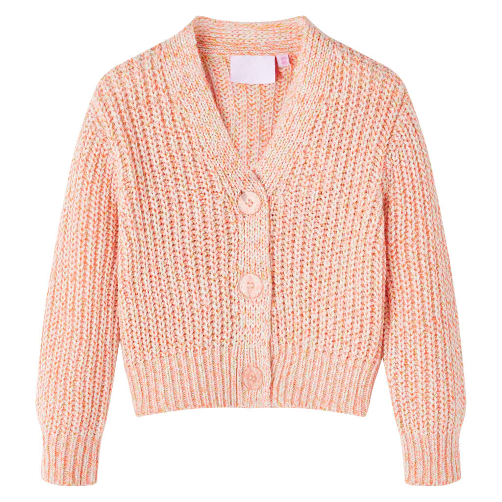 Kindervest gebreid 116 gemengd roze is nu te koop bij PeponiXL, paradijselijk wonen!