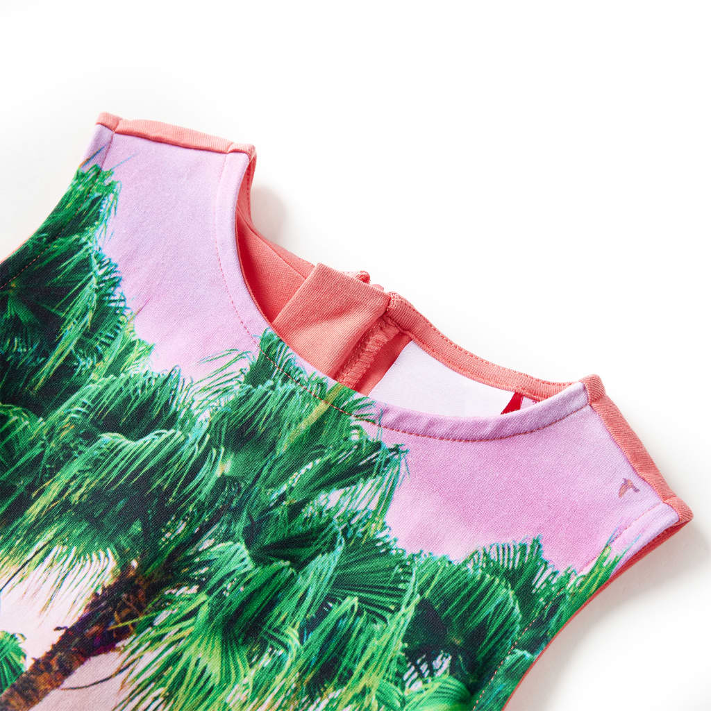 Kinderjurk 140 koraalkleurig is nu te koop bij PeponiXL, paradijselijk wonen!