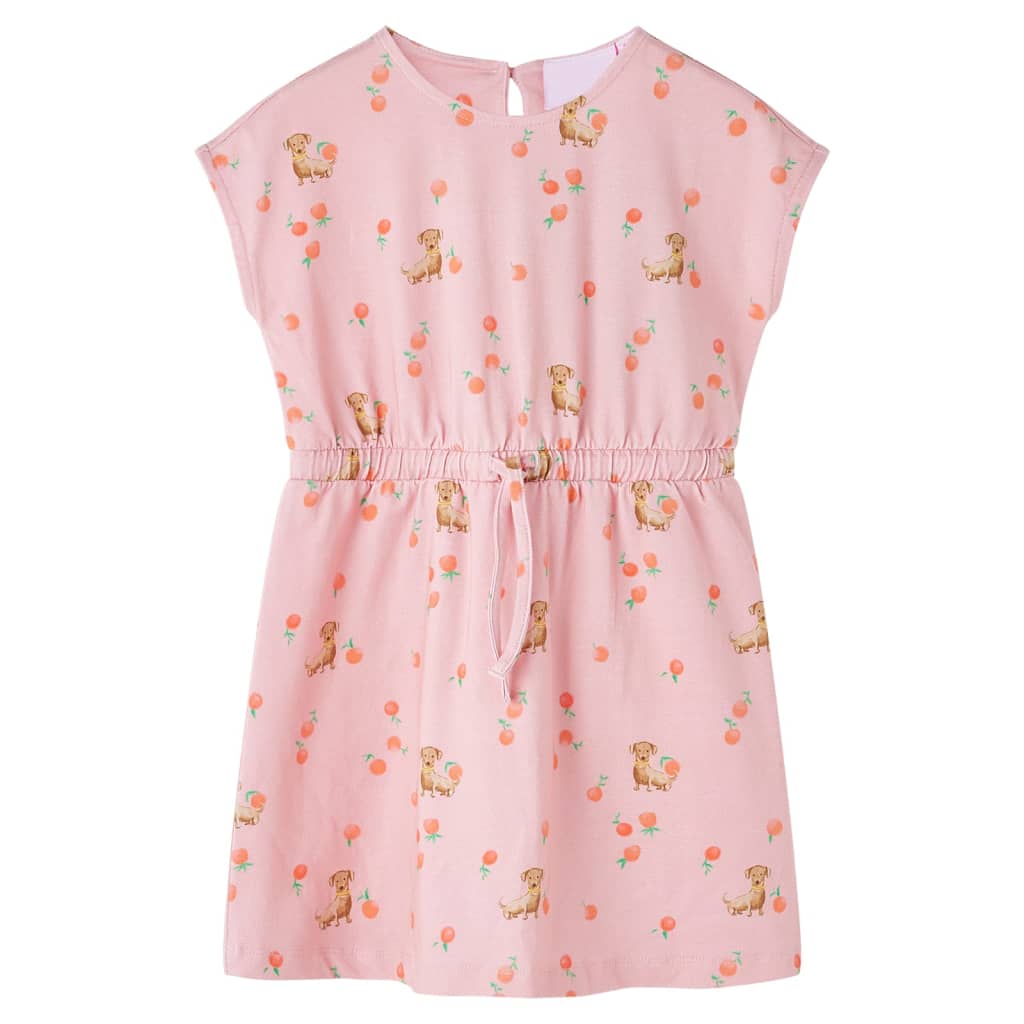 Kinderjurk met trekkoord 116 lichtoranje is nu te koop bij PeponiXL, paradijselijk wonen!