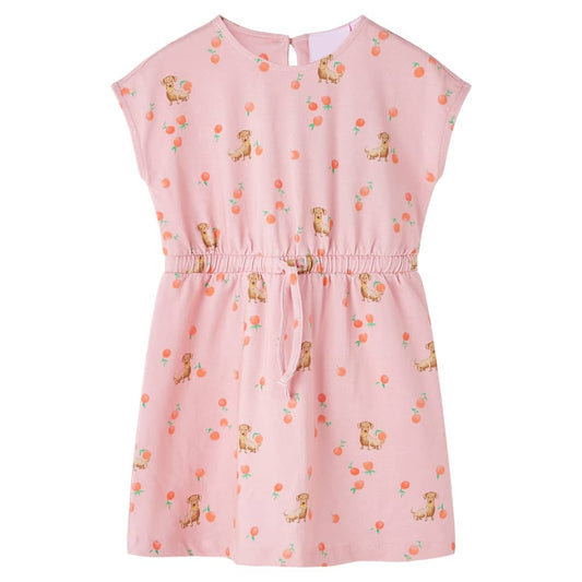 Kinderjurk met trekkoord 116 lichtoranje is nu te koop bij PeponiXL, paradijselijk wonen!