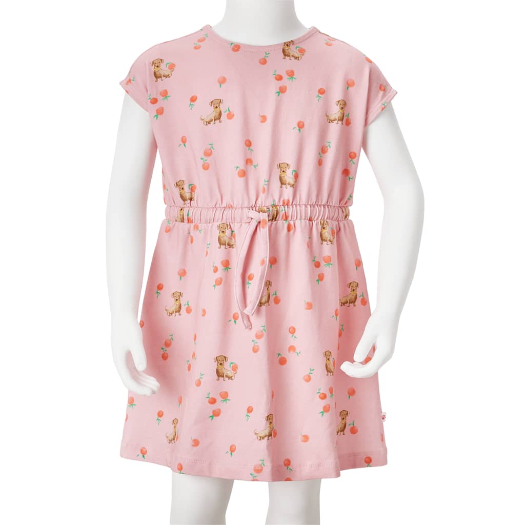 Kinderjurk met trekkoord 116 lichtoranje is nu te koop bij PeponiXL, paradijselijk wonen!
