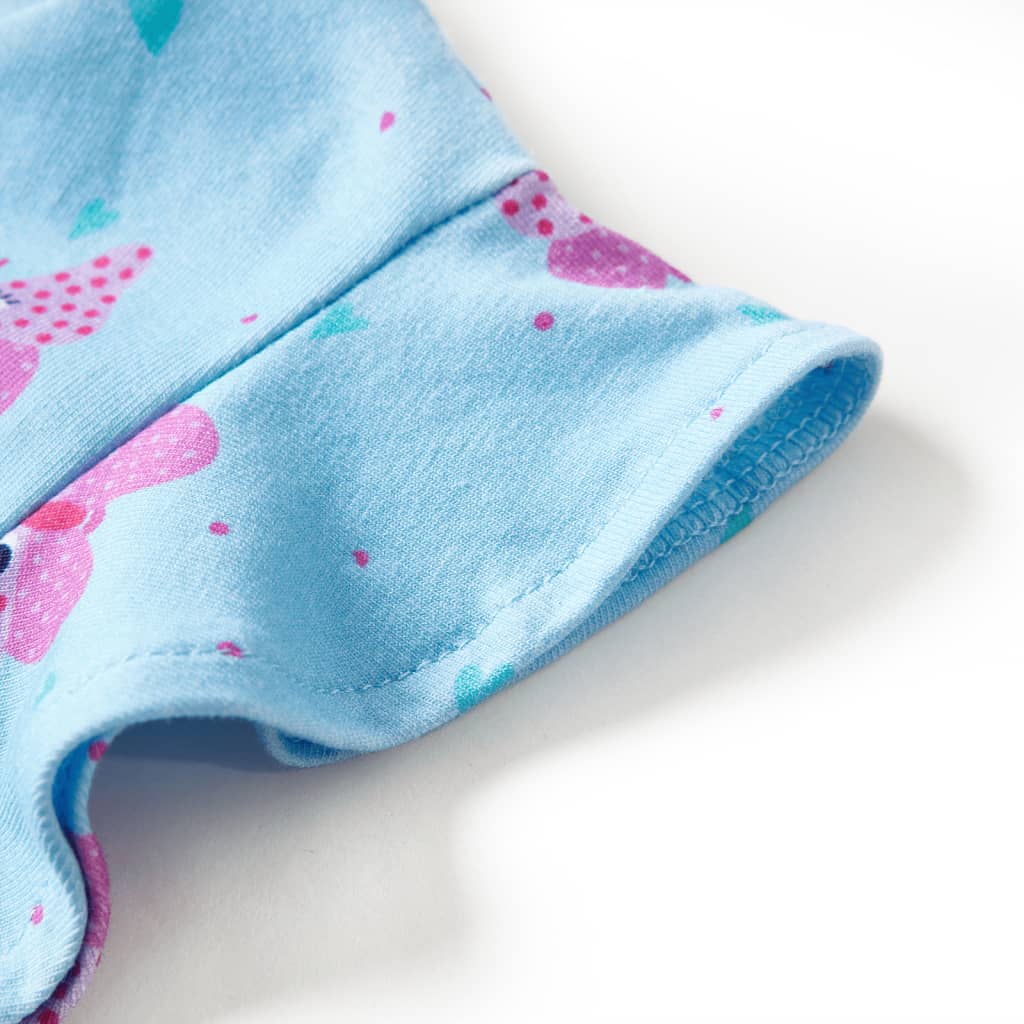 Kinderjurk met knopen zonder mouwen 128 blauw is nu te koop bij PeponiXL, paradijselijk wonen!