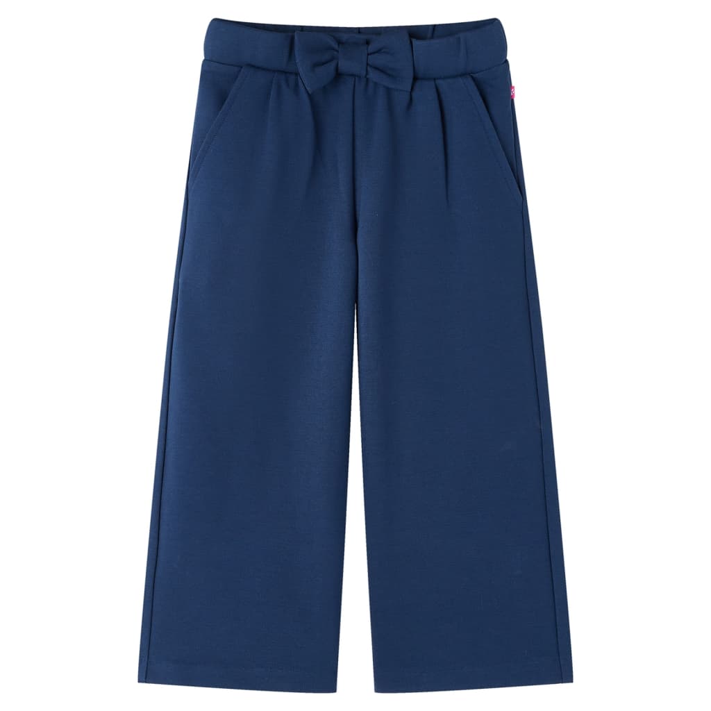 Kinderbroek met wijde pijpen 104 marineblauw is nu te koop bij PeponiXL, paradijselijk wonen!