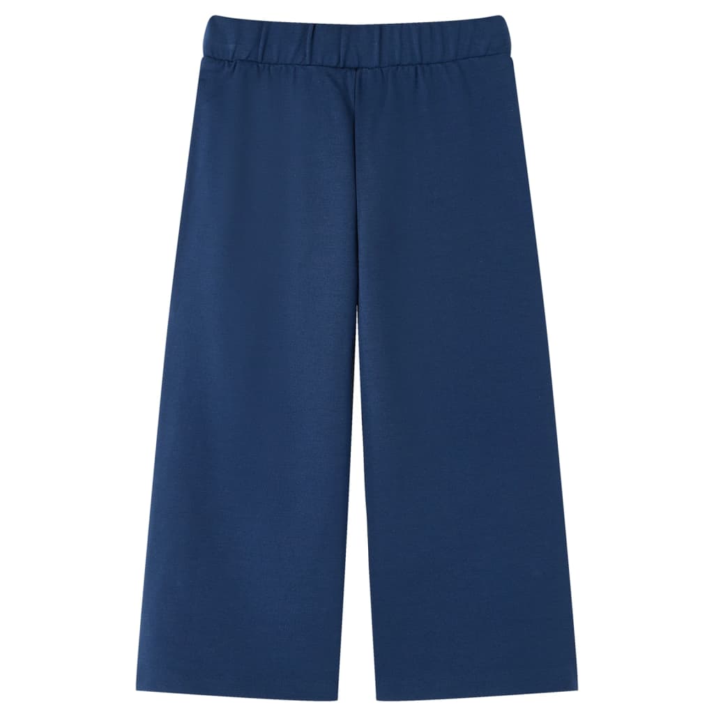 Kinderbroek met wijde pijpen 116 marineblauw is nu te koop bij PeponiXL, paradijselijk wonen!
