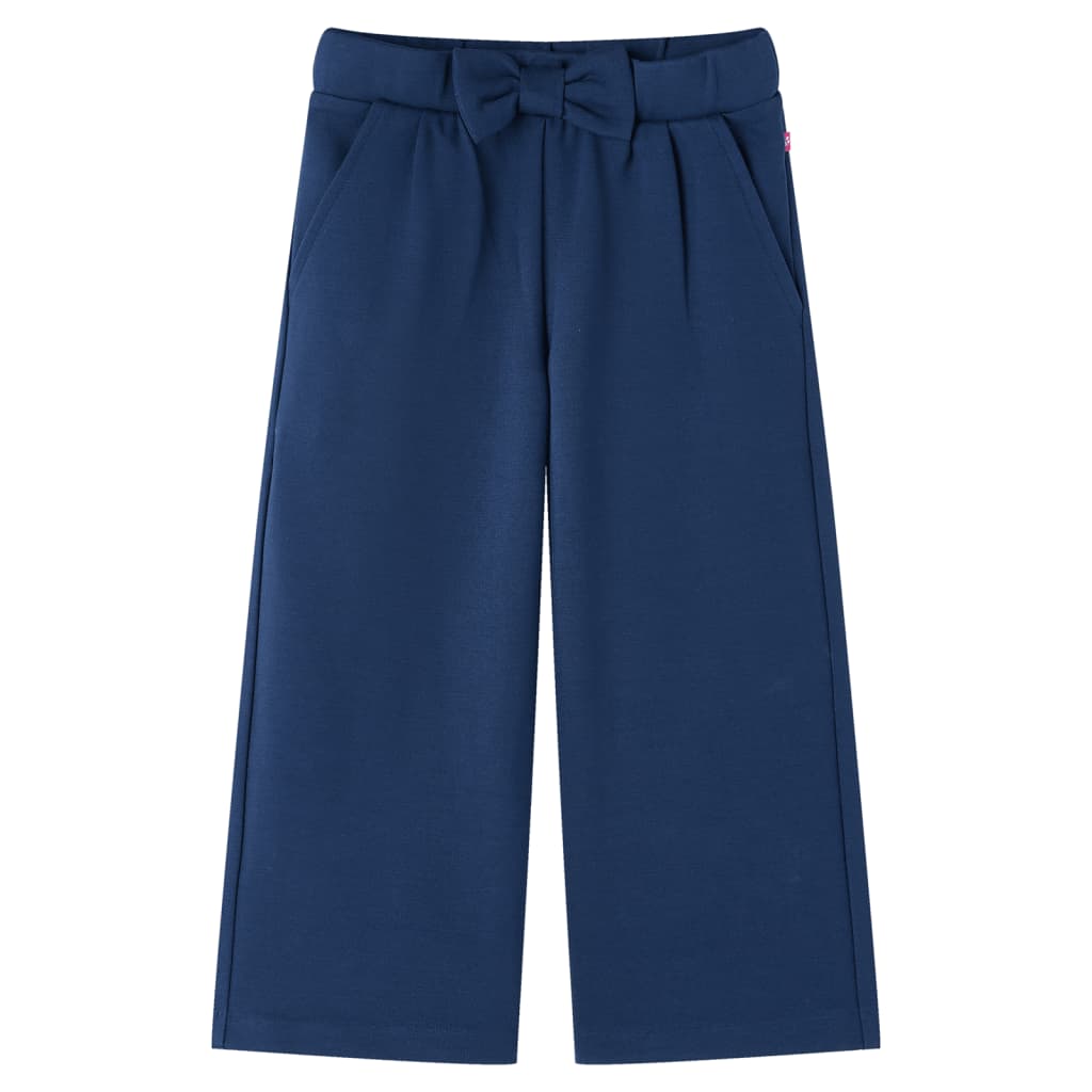 Kinderbroek met wijde pijpen 128 marineblauw is nu te koop bij PeponiXL, paradijselijk wonen!